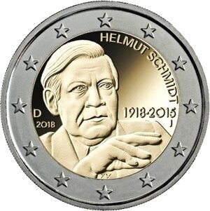 Deutschland 2 € 2018 Helmut Schmidt Deutschland 2 € 2018 Helmut Schmidt