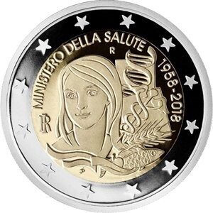 Italien 2 € 2018 Gesundheitsministerium Italien 2 € 2018 Gesundheitsministerium
