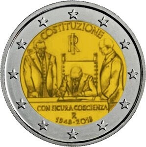 Italien 2 € 2018 "Verfassung"