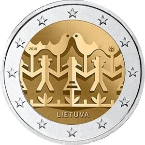 Litauen 2 € 2018 Gesang und Tanz Litauen 2 € 2018 Gesang und Tanz