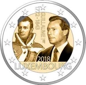 Luxemburg 2 € 2018 "Guillaume"