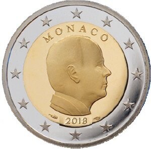 Monako 2 € 2018 Albert