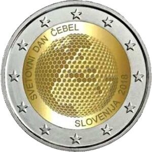 Slowenien 2 € 2018 Welt-Bienentag Slowenien 2 € 2018 Welt-Bienentag