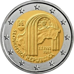 Slowakei 2 € 2018 25 Jahre Republik Slowakei 2 € 2018 25 Jahre Republik