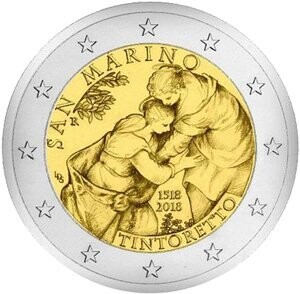 San Marino 2 € 2018 San Marino 2 € 2018 "Tintoretto"