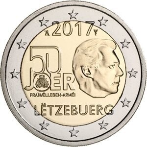 Luxemburg 2 € 2017 "Freiwilliger Wehrdienst"