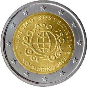 San Marino 2 € 2017 San Marino 2 € 2017 "Tourismus"