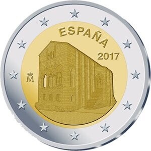 Spanien 2 € 2017 "Monumente v. Oviedo"