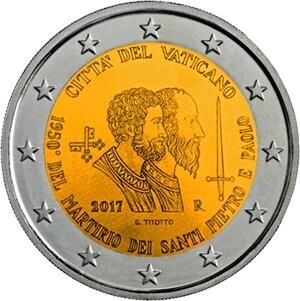 Vatikan 2 € 2017 "St. Peter und St. Paulus"