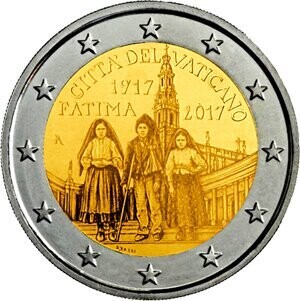 Vatikan 2 € 2017 Vatikan 2 € 2017 "Erscheinungen von Fatima"