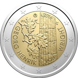 Finnland 2 € 2016 v. Wright Pol. Platte Finnland 2 € 2016 v. Wright Pol. Platte