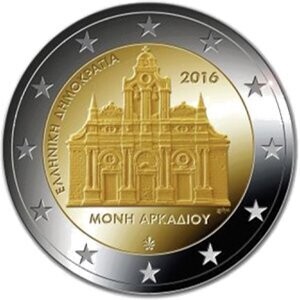 Griechenland 2 € 2016 Arkadi Kloster Coincard