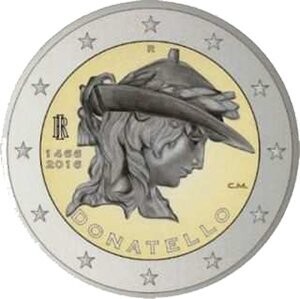Italien 2 € 2016 Donatello