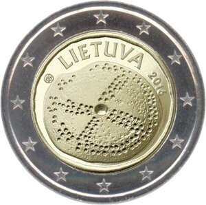 Litauen 2 € 2016 Litauische Kultur Coincard