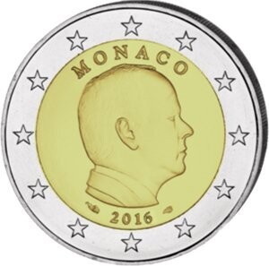 Monako 2 € 2016 Albert