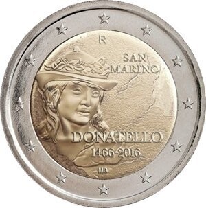 San Marino 2 € 2016 Stgl. Donatello San Marino 2 € 2016 Stgl. Donatello
