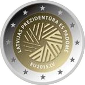 Lettland 2 € 2015 EU-Präsidentschaft