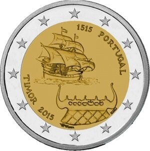 Portugal 2 € 2015 Portugiesisch Timor