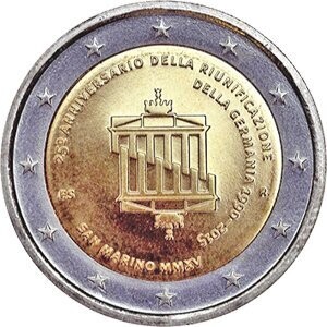 San Marino 2 € 2015 Dt. Einheit San Marino 2 € 2015 Dt. Einheit
