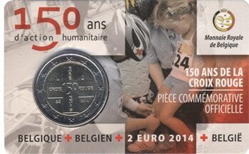 Belgien 2 € 2014 Rotes Kreuz