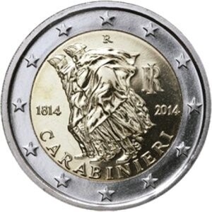 Italien 2 € 2014 Carabinieri