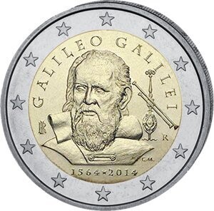 Italien 2 € 2014 Galileo Galilei