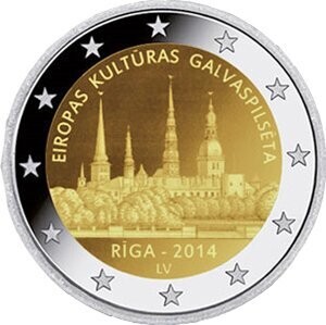 Lettland 2 € 2014 Riga