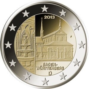 Deutschland 2 € 2013 Kloster Maulbronn Deutschland 2 € 2013 Kloster Maulbronn "alle 5"