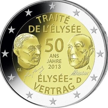 Deutschland 2 € 2013 Élysée-Vertrag Deutschland 2 € 2013 Élysée-Vertrag
