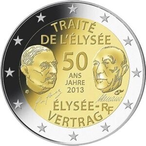 Frankreich 2 € 2013 Élysée-Vertrag