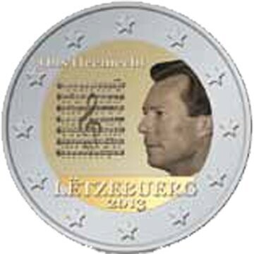 Luxemburg 2 € 2013 Nationalhymne