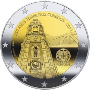 Portugal 2 € 2013 Kirchturm v. Porto Portugal 2 € 2013 Kirchturm v. Porto