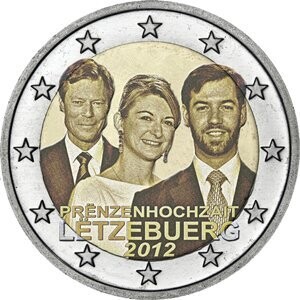 Luxemburg 2 € 2012 Prinzenhochzeit Luxemburg 2 € 2012 Prinzenhochzeit