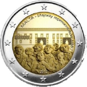 Malta 2 € 2012 Waklrecht mit Münzzeichen NL