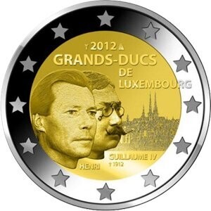 Luxemburg 2 € 2012 Herzog Guillaume Coincard