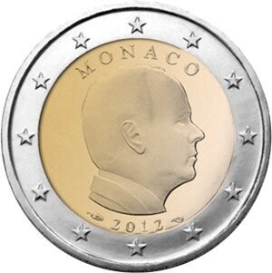 Monako 2 € 2012 Albert