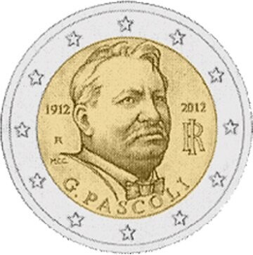 Italien 2 € 2012 Pascoli Coincard Italien 2 € 2012 Pascoli Coincard
