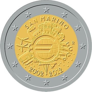 San Marino 2 € 2012 Bargeld