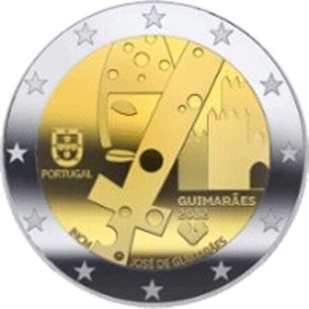 Portugal 2 € 2012 Guimareas Coincard