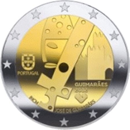 Portugal 2 € 2012 Guimareas Coincard Portugal 2 € 2012 Guimareas Coincard