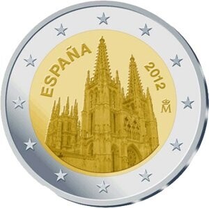 Spanien 2 € 2012 Burgos