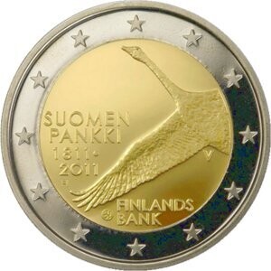Finnland 2 € 2011 Nationalbank Pol. Platte Finnland 2 € 2011 Nationalbank Pol. Platte