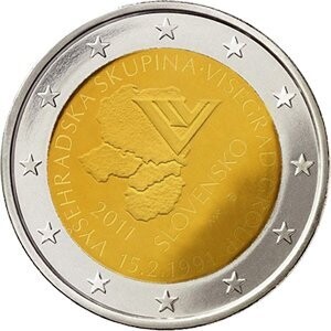 Slowakei 2 € 2011 Visegrád Coincard Slowakei 2 € 2011 Visegrád Coincard