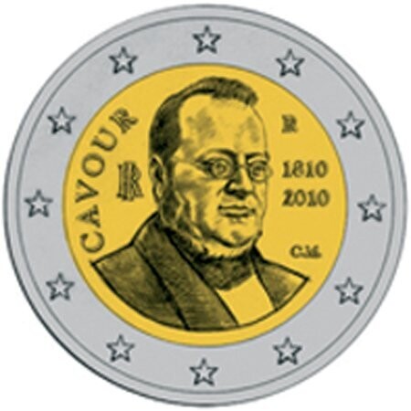 Italien 2 € 2010 von Cavour Coincard