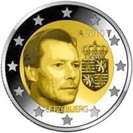 Luxemburg 2 € 2010 Wappen Coincard