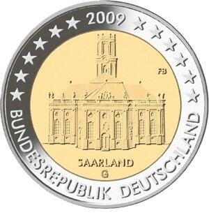 Deutschland 2 € 2009 Saarland Deutschland 2 € 2009 Saarland "alle 5"