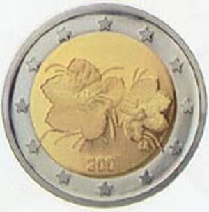 Finnland 2 € 2009 Moltebeere Pol. Platte
