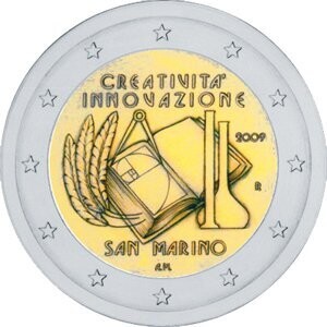 San Marino 2 € 2009 Kreativität und Innovation San Marino 2 € 2009 Kreativität und Innovation