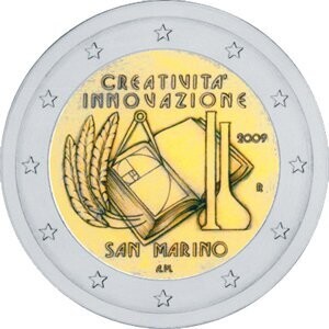 San Marino 2 € 2009 Kreativität und Innovation