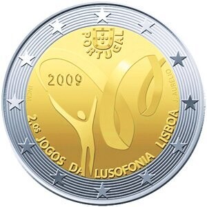 Portugal 2 € 2009 Lusofonie